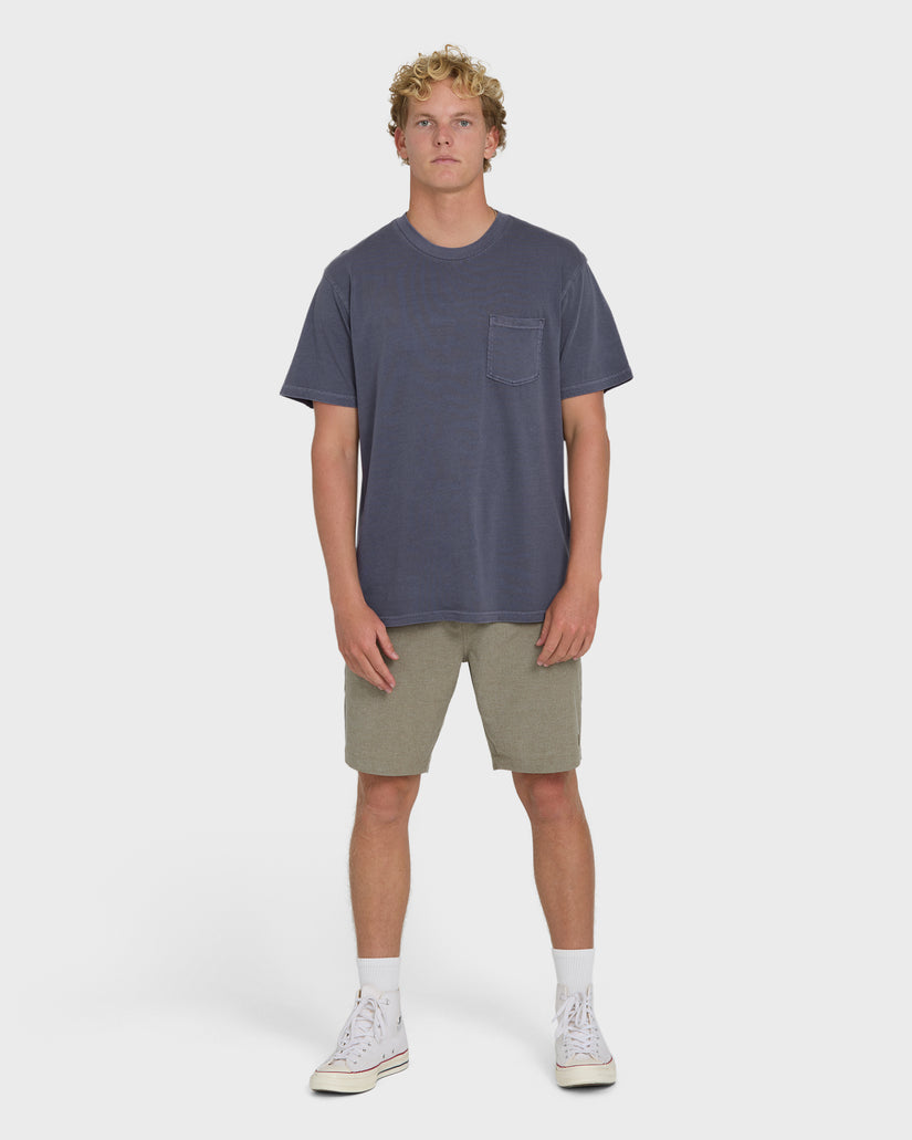Billabong Essential Wave Washed Premium Short Sleeve Pocket Tee - 88 Gear