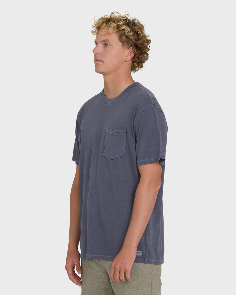 Billabong Essential Wave Washed Premium Short Sleeve Pocket Tee - 88 Gear