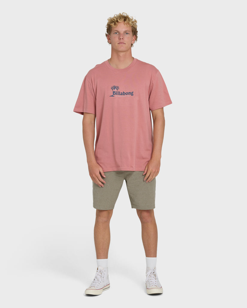 Billabong Check Out Premium Short Sleeve Knit T-Shirt - 88 Gear