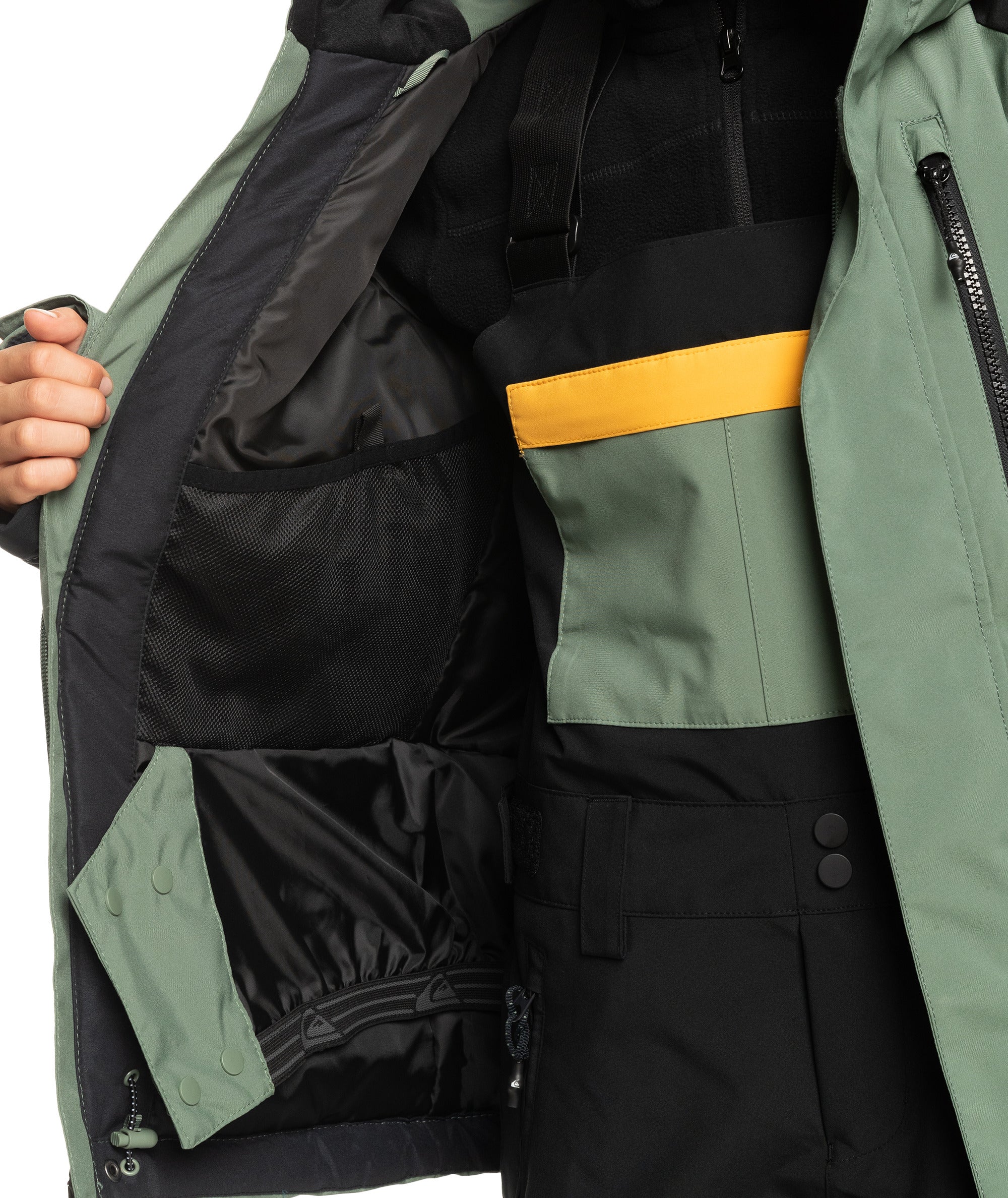 Quiksilver グリーンジャケット Mサイズ 10K防水 Quiksilver Mission Solid Youth Jacket– 88 Gear