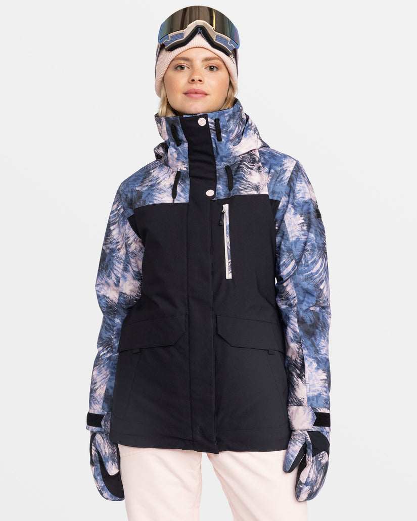 Roxy Dawnrae Parka Snow Jacket - Wild Wind Darknight - 88 Gear