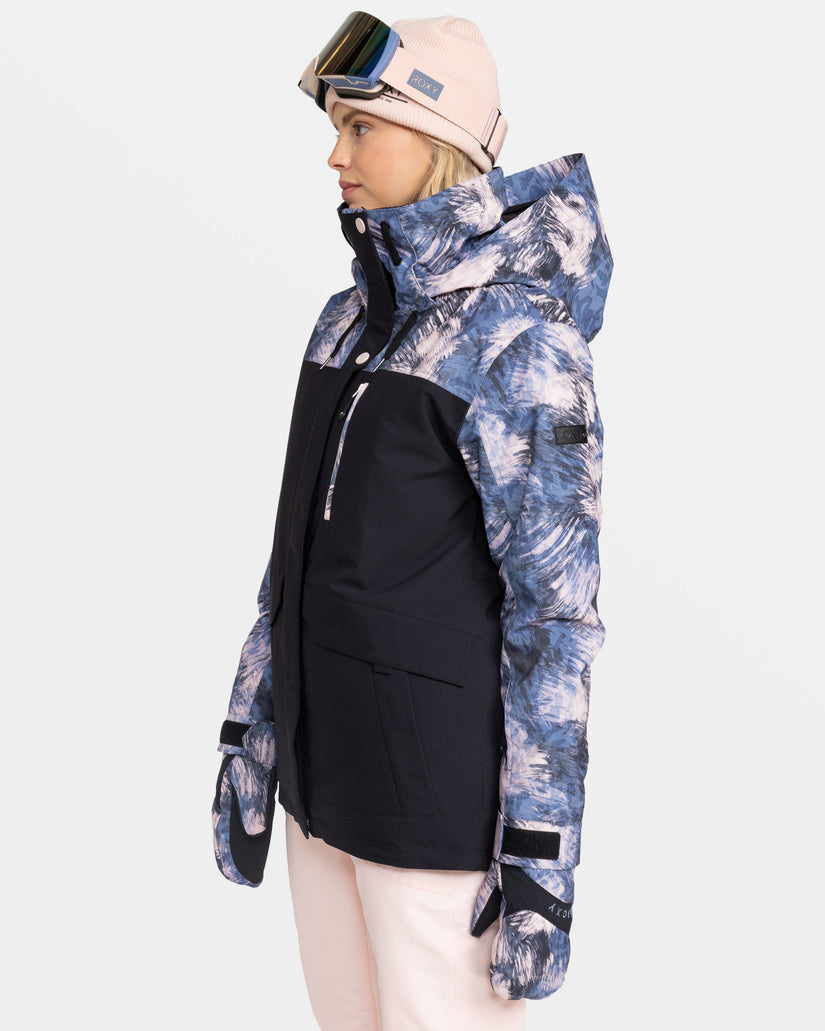 Roxy Dawnrae Parka Snow Jacket - Wild Wind Darknight– 88 Gear Roxy Dawnrae Parka Snow Jacket - Wild Wind Darknight– 88 Gear