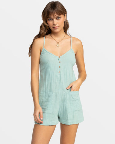 Roxy Sunshine Haze V Neck Romper - 88 Gear