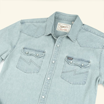 Howler Brothers Dust Up Denim Snapshirt - 88 Gear