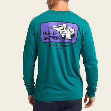 Howler Brothers Pelican Badge Longsleeve T-Shirt - 88 Gear