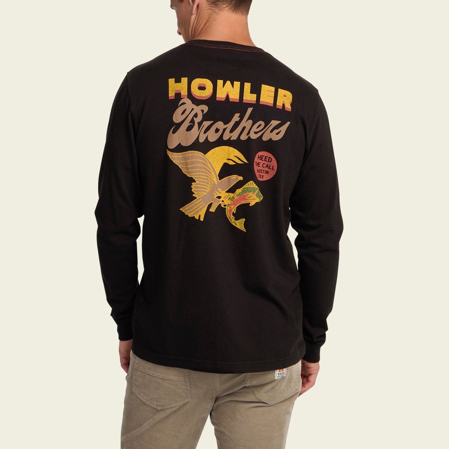 Howler Brothers Osprey Prey Longsleeve Cotton T-Shirt - 88 Gear