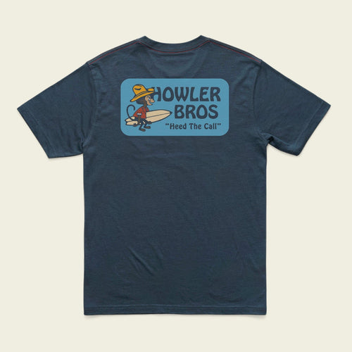 Howler Brothers El Monito Surfs Badge T-Shirt - 88 Gear