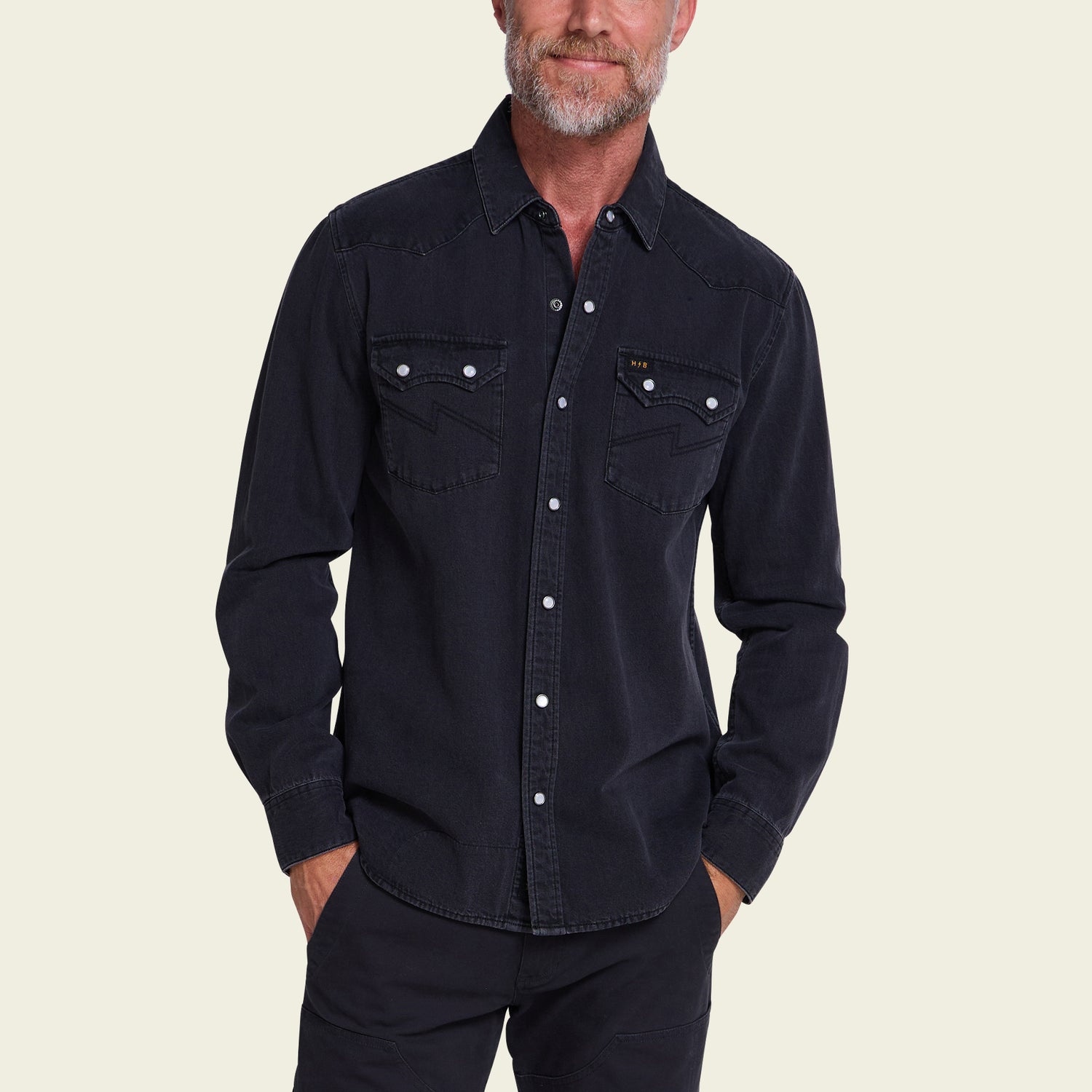 Howler Brothers Dust Up Denim Snapshirt