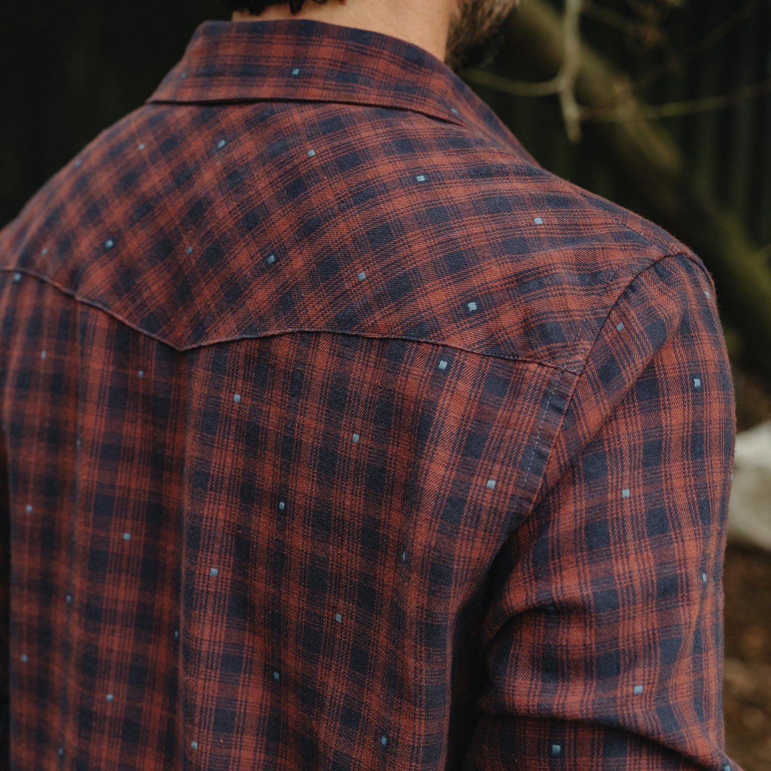 Howler Brothers La Grange Lightweight Flannel - Franklin Plaid : Brick House