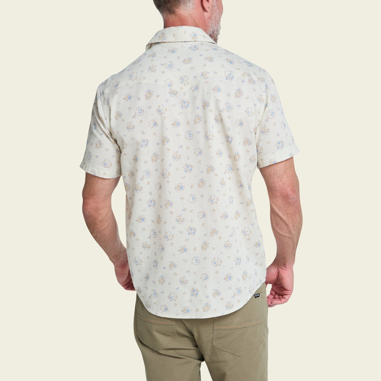 Howler Brothers H Bar B Snapshirt - Bouquets : Beige