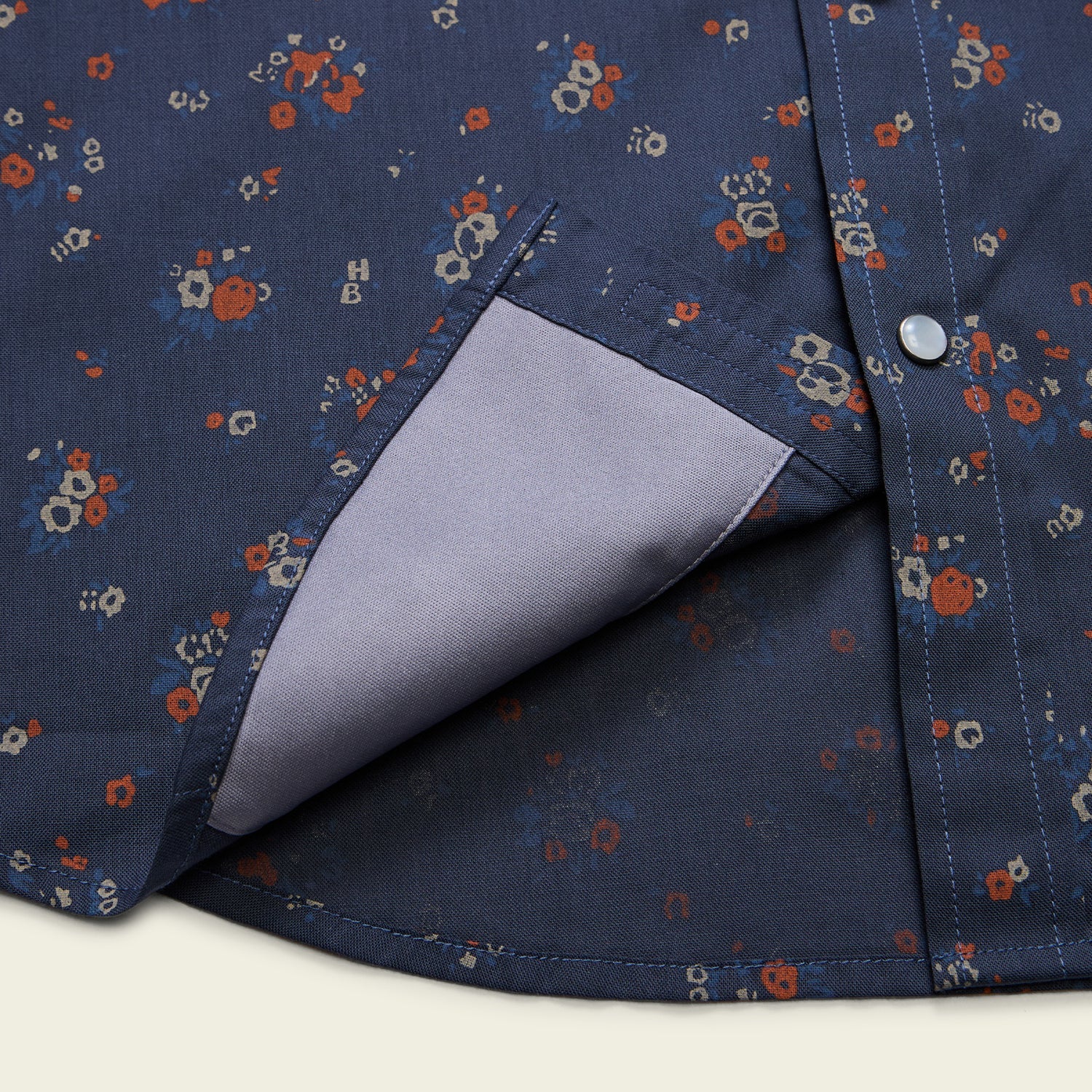 Howler Brothers H Bar B Snapshirt - Bouquets : Midnight