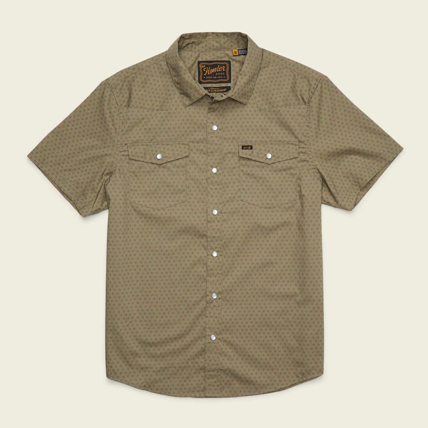 Howler Brothers H Bar B Snapshirt - Lockhart Floral : Olive