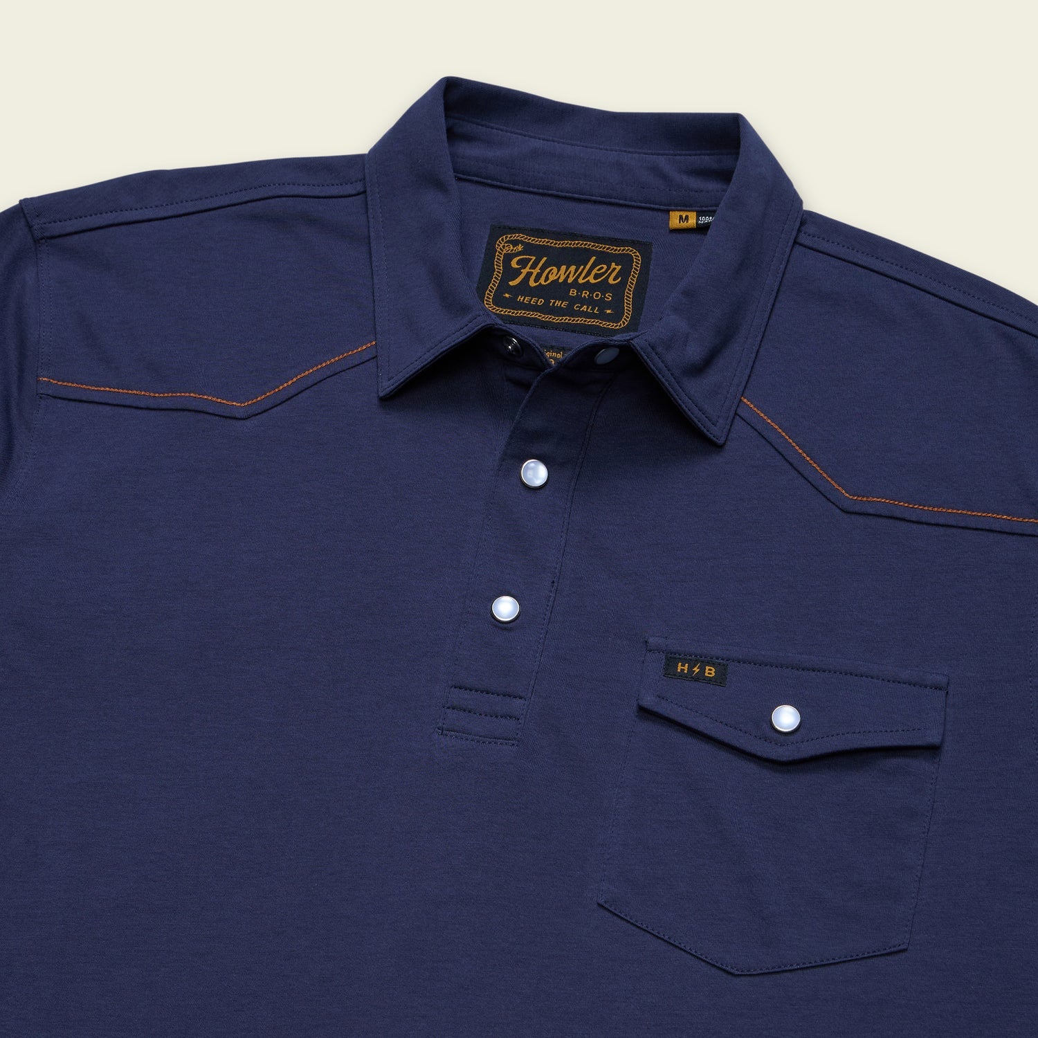 Howler Brothers Ranchero Polo - Midnight