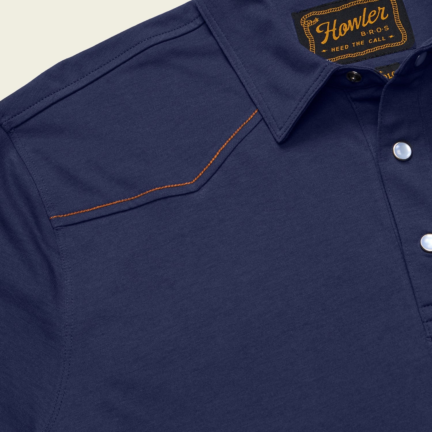 Howler Brothers Ranchero Polo - Midnight