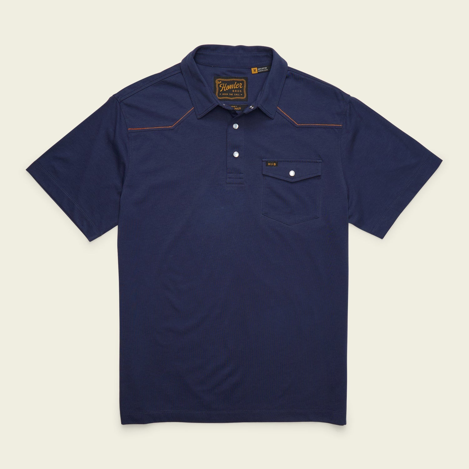 Howler Brothers Ranchero Polo - Midnight