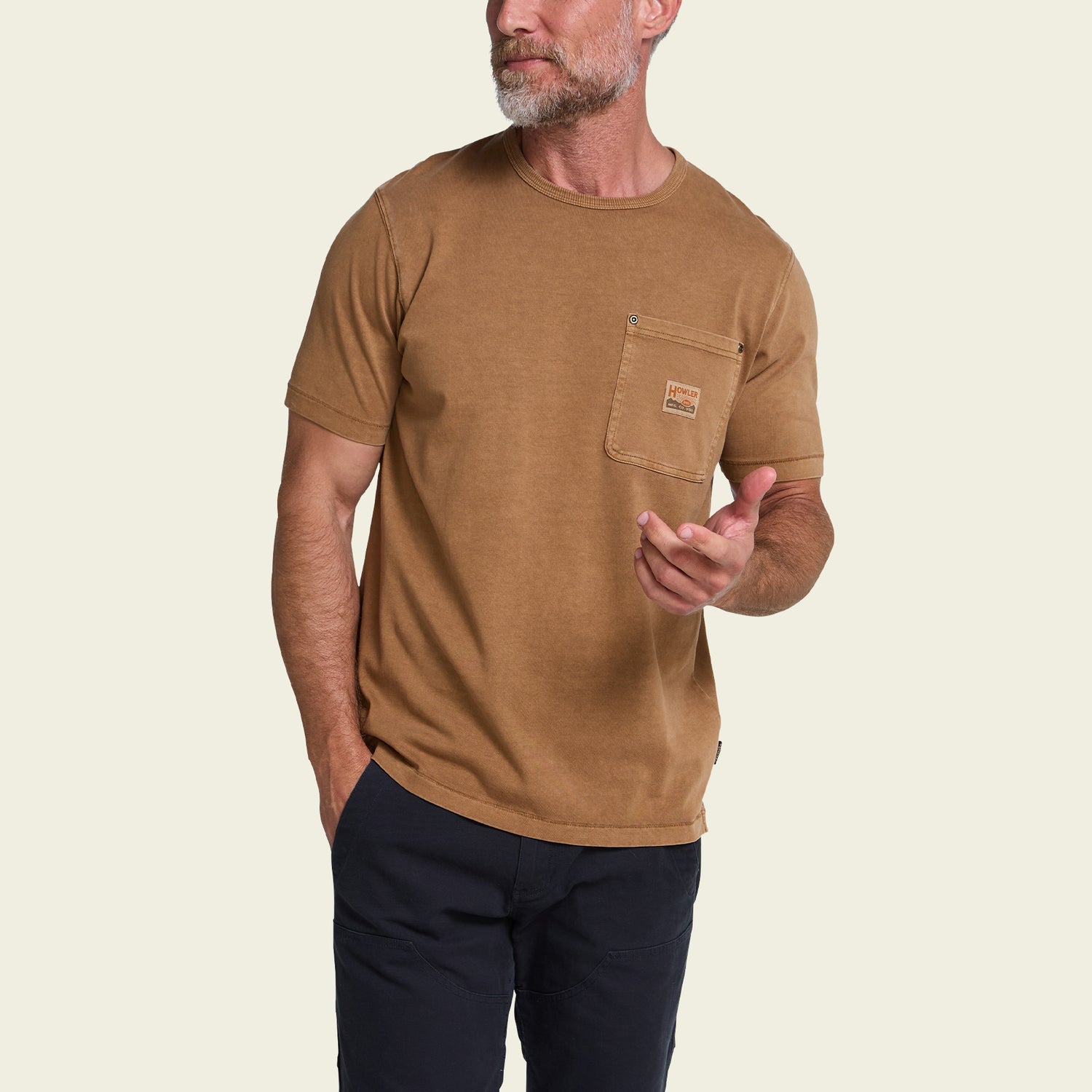 Howler Brothers HB Trade T-Shirt - Duck Brown