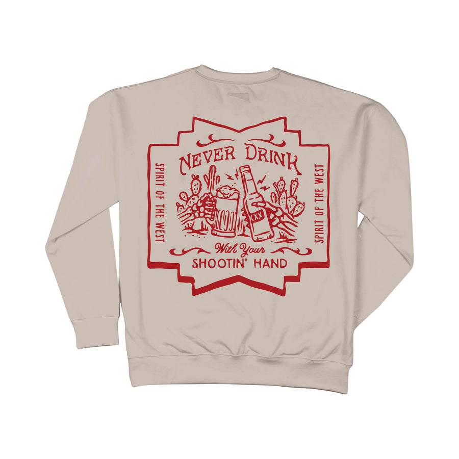 Sendero Shootin Hand Salud Sweatshirt