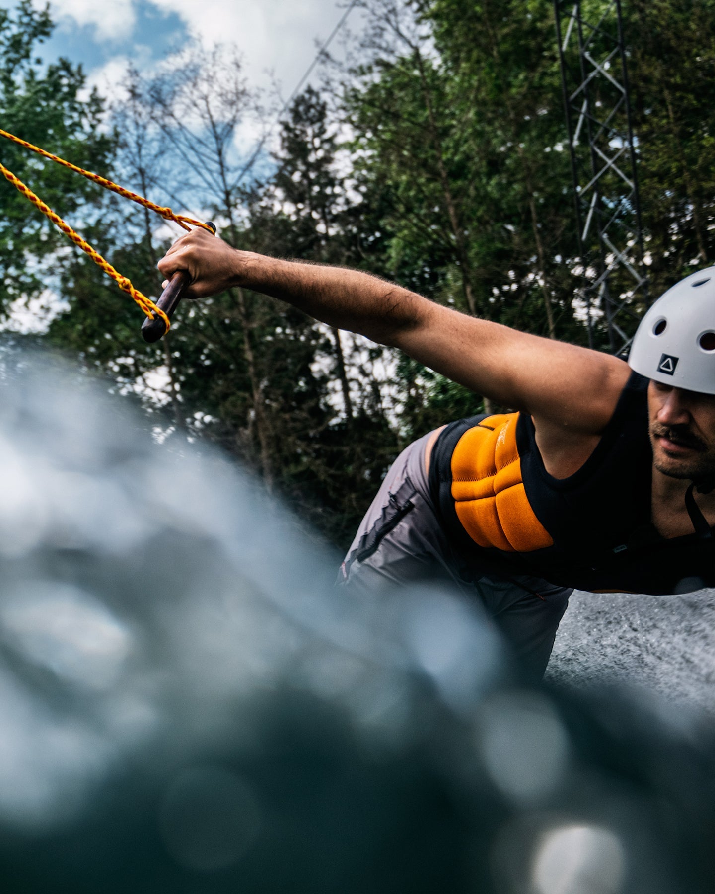 Follow Global Mens Impact Vest - Orange/Black - 88 Gear