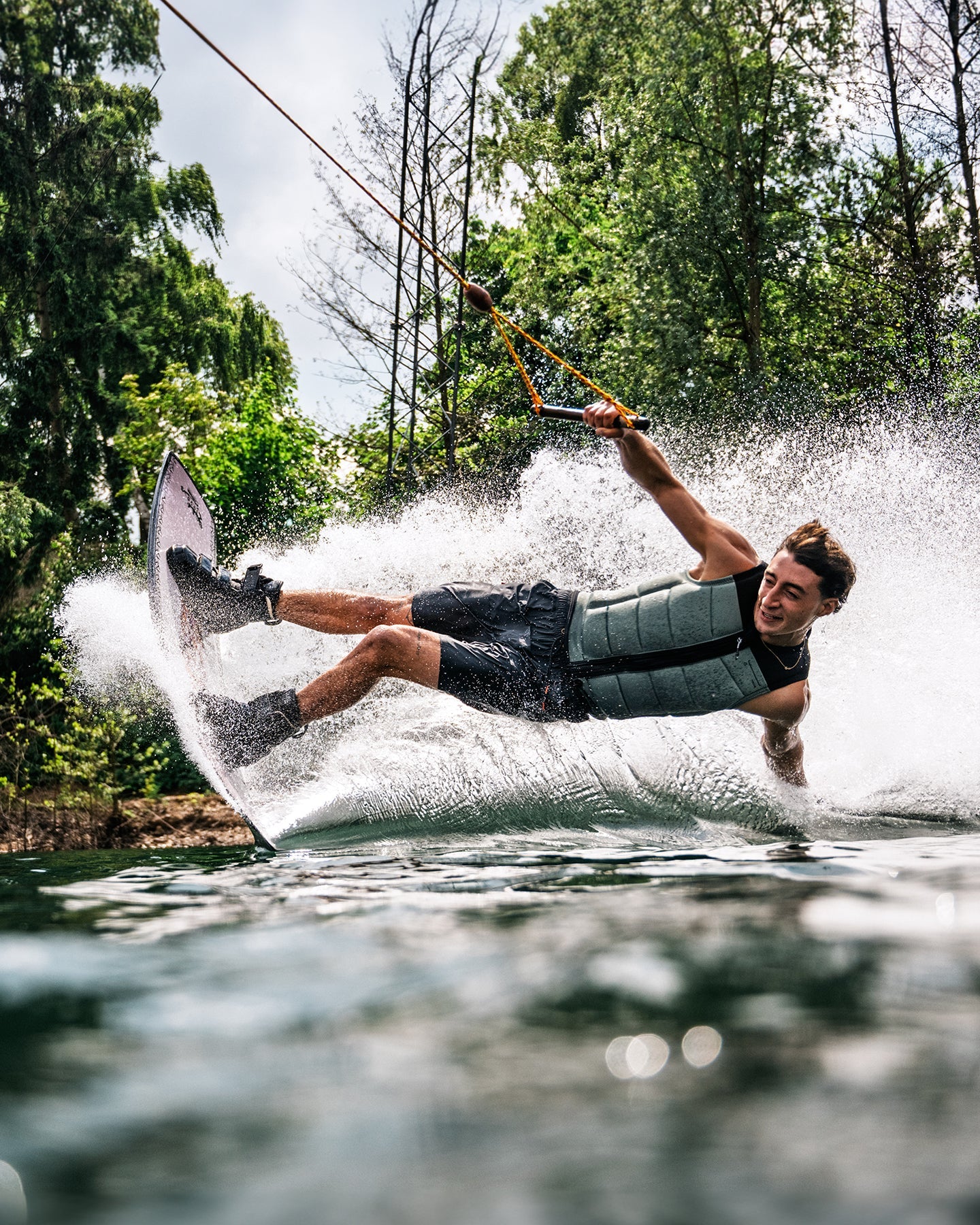 Follow Section Mens Impact Vest - Black/Petina - 88 Gear