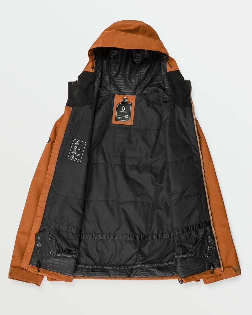 Volcom Men's 2836 Insulated Jacket - Caramel - 88 Gear