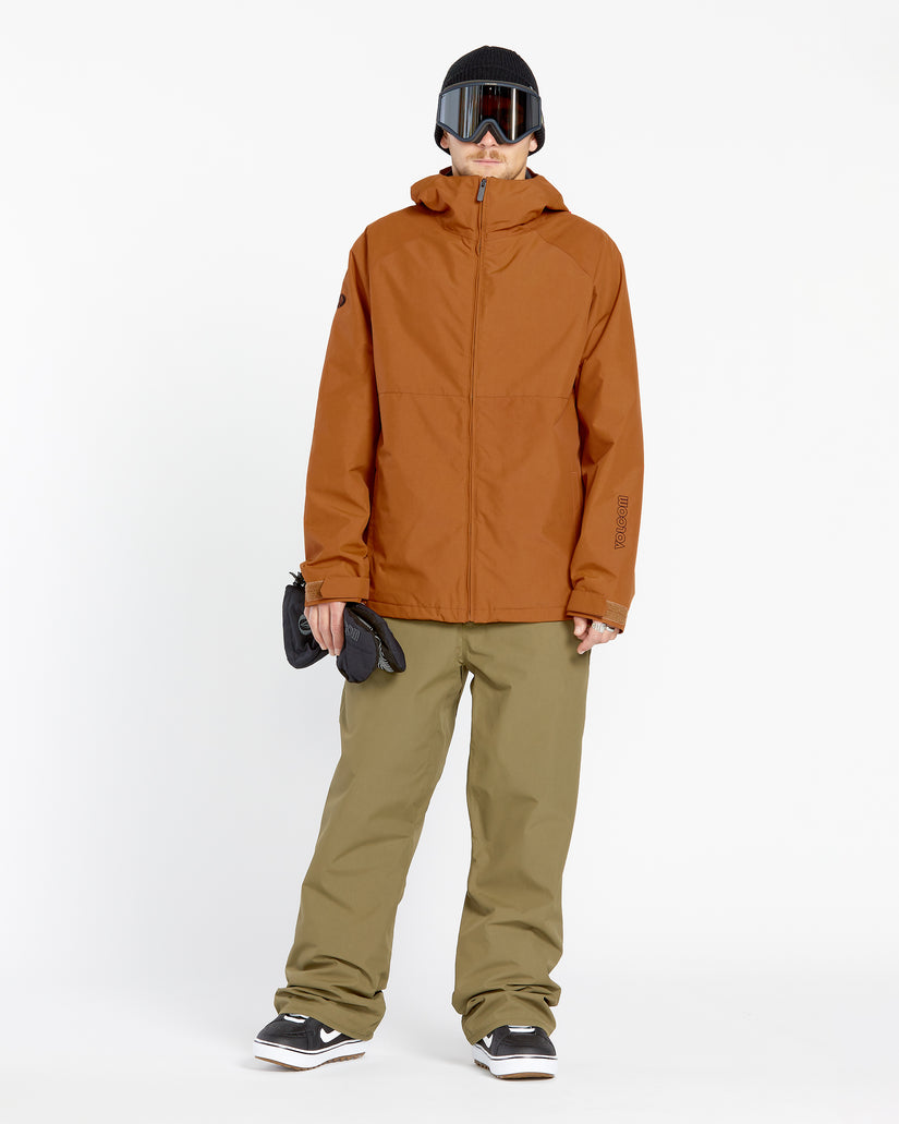 Volcom Men's 2836 Insulated Jacket - Caramel - 88 Gear