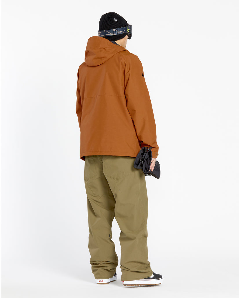 Volcom Men's 2836 Insulated Jacket - Caramel - 88 Gear