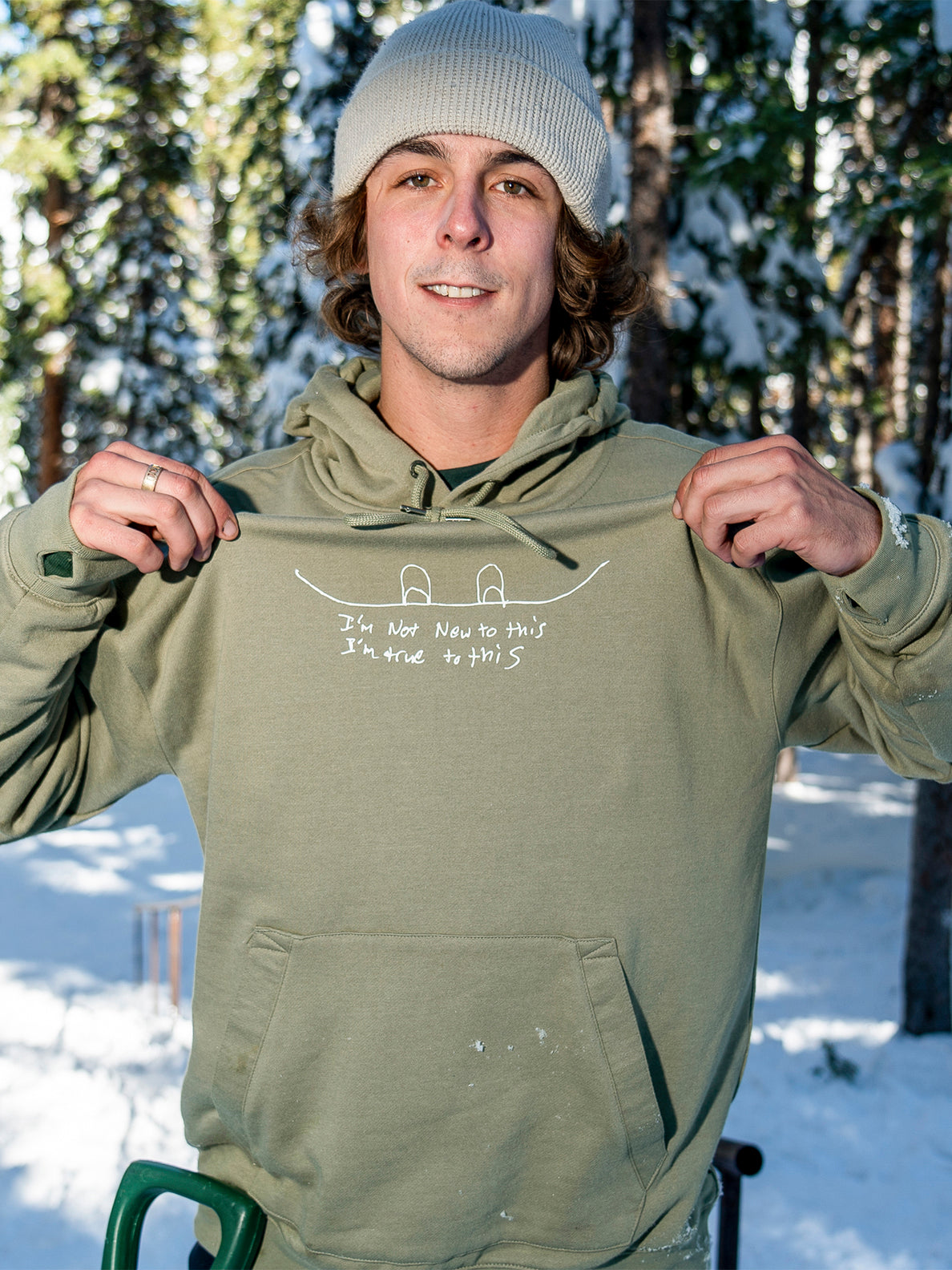 Volcom Iconic Stone Hoodie In Brown And Black Camo