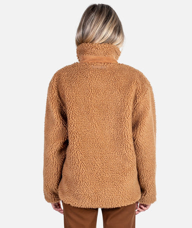 Jetty Cedar Hi Pile Fleece Jacket - 88 Gear