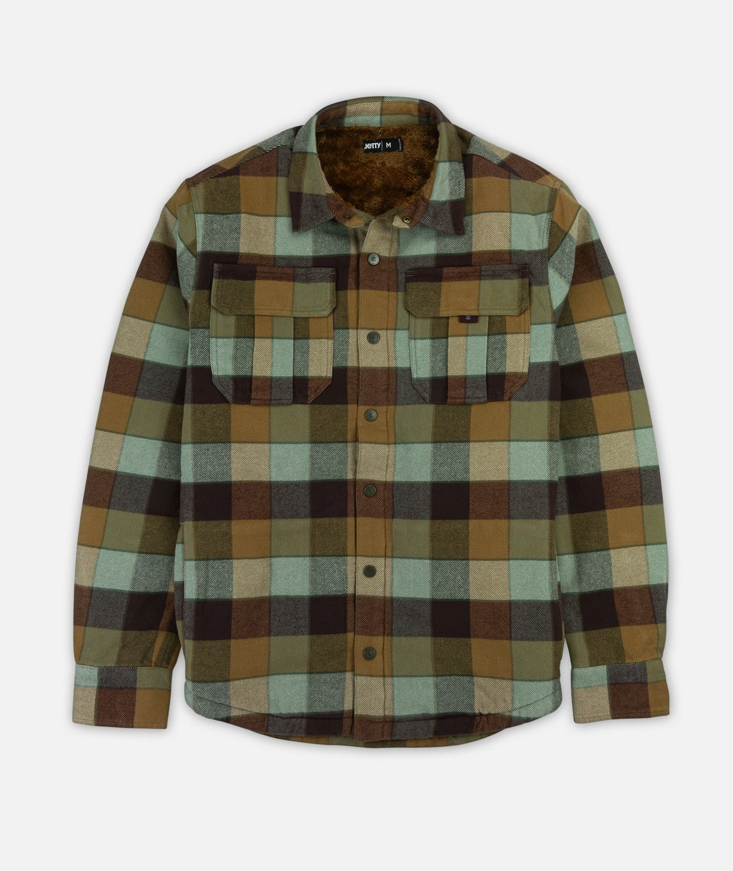 Jetty Sherpa Jacket - Rust - 88 Gear