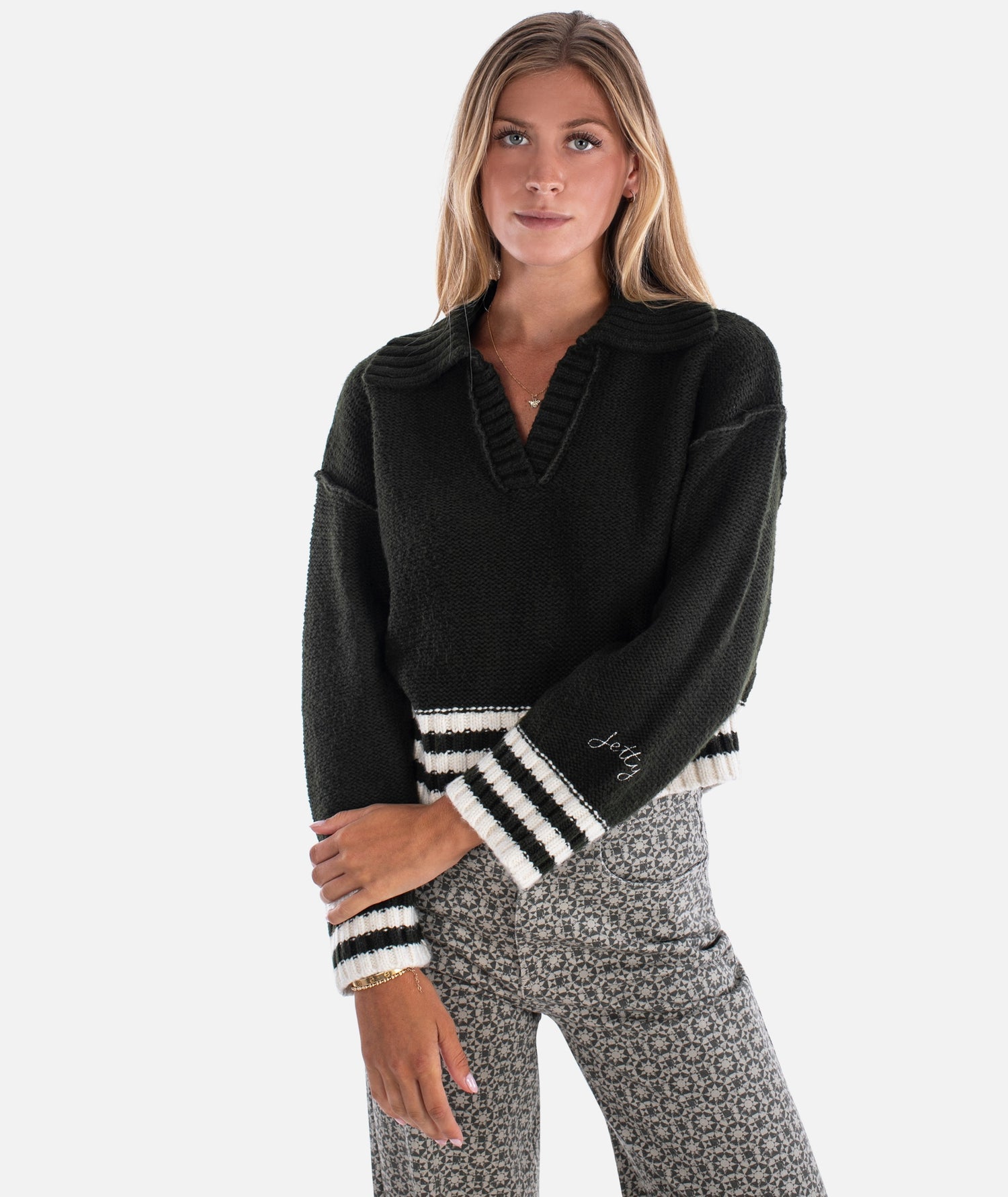 Jetty Tybee Henley Sweater - 88 Gear