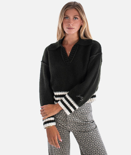 Jetty Tybee Henley Sweater - 88 Gear