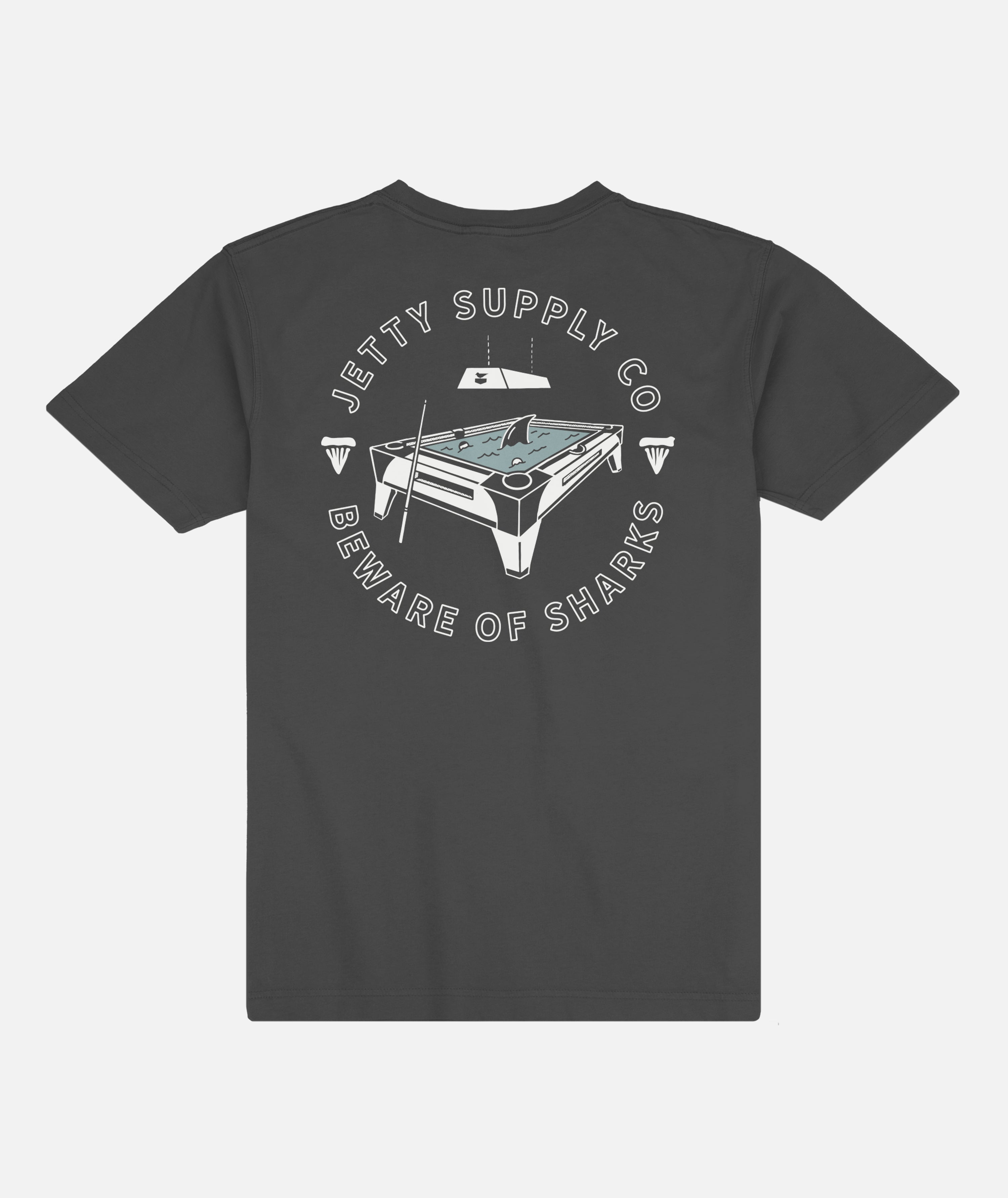 Poolshark Tee - Pirate Black