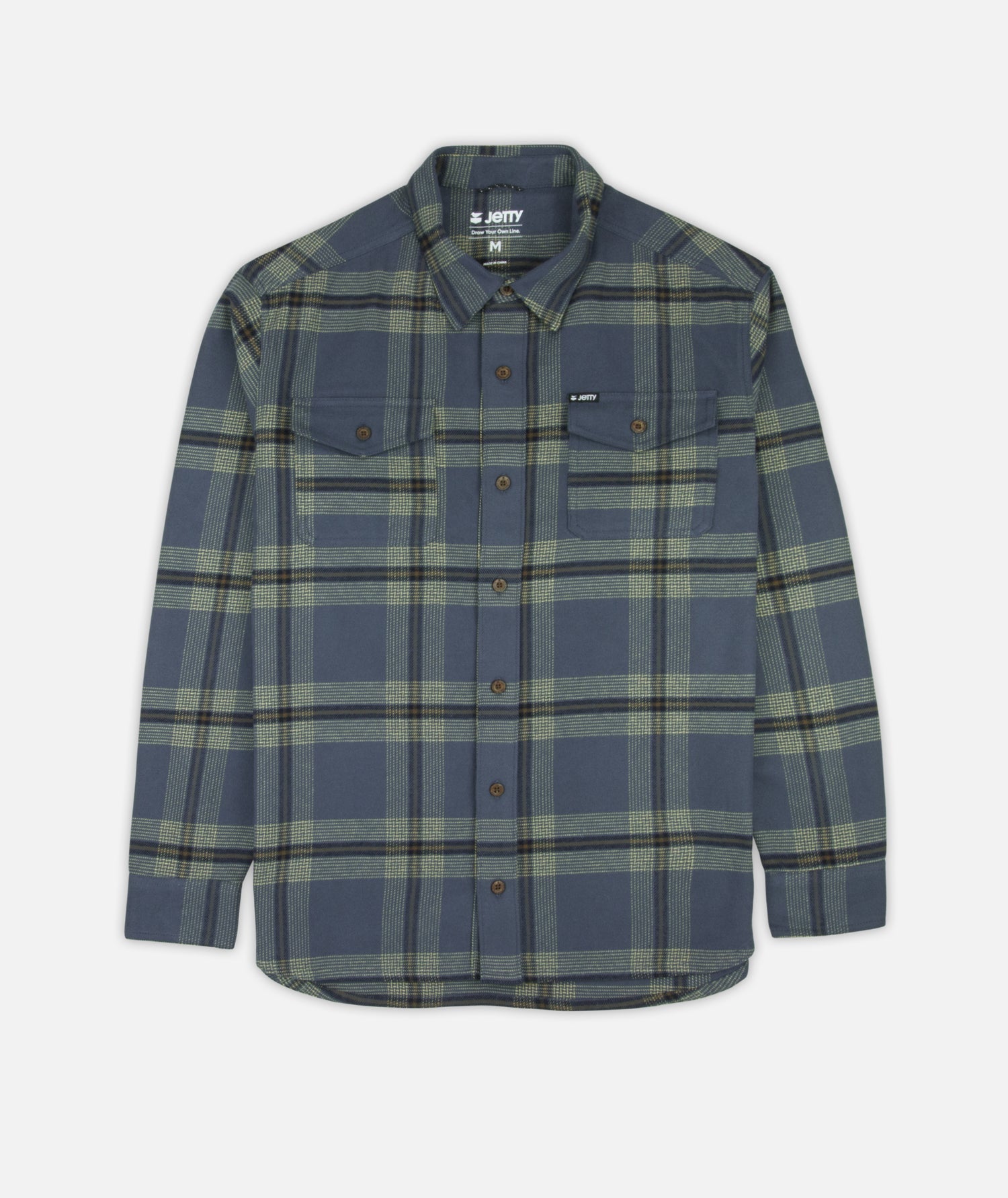 Breaker Flannel - Indigo Blue