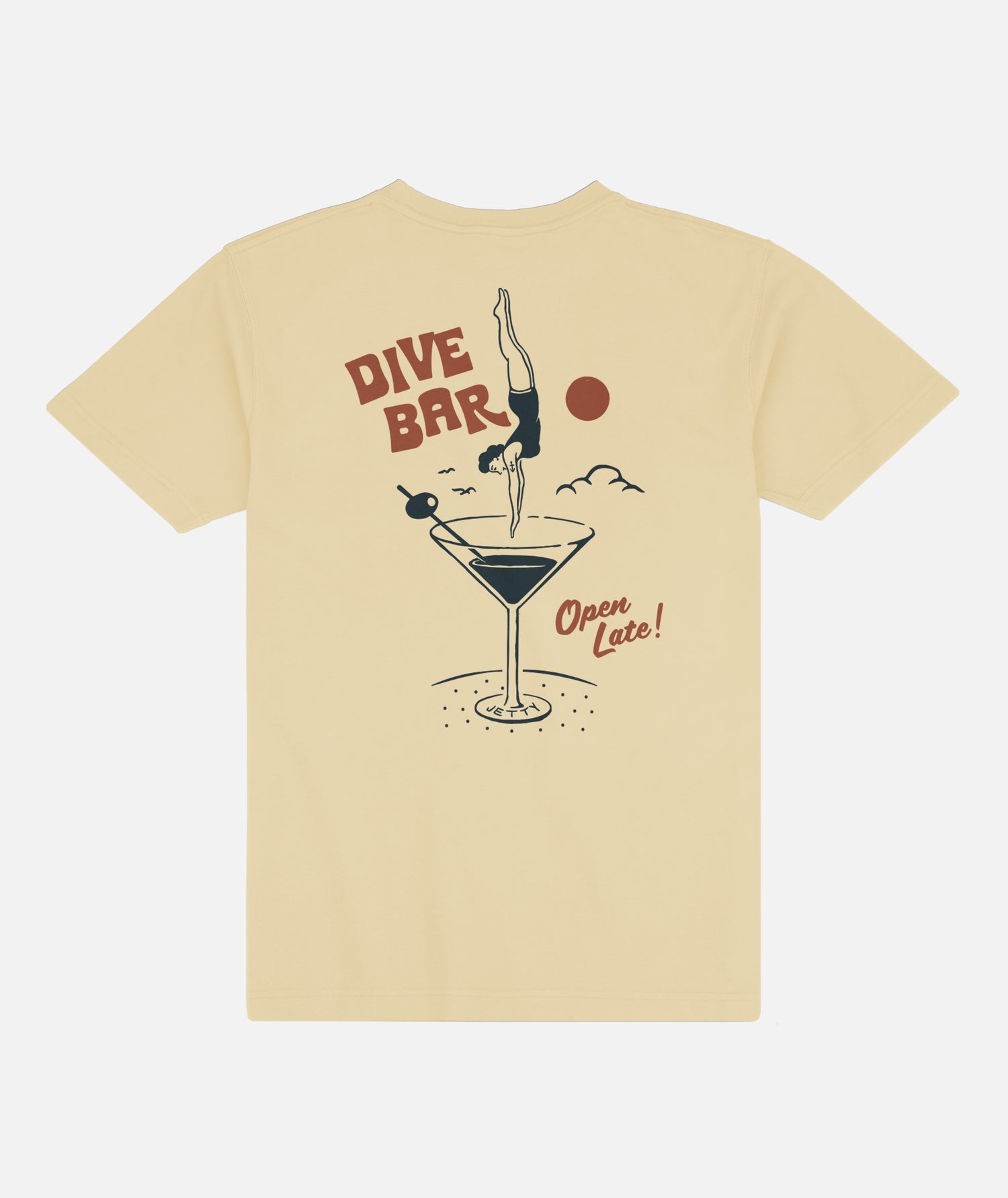 Dive Bar Tee - Apricot