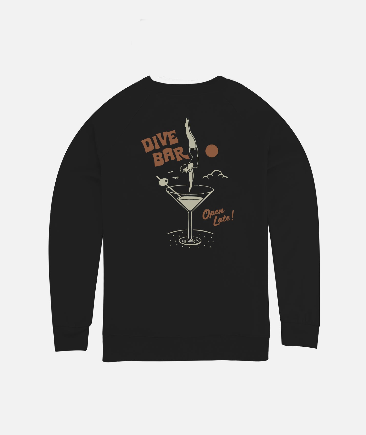 Jetty Dive Bar Crewneck Fleece