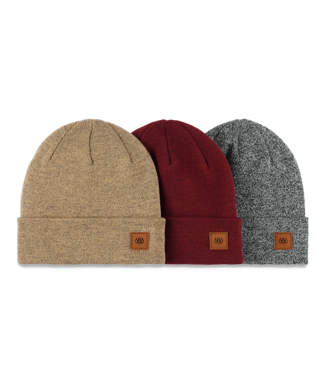 686 Roll Up Beanie 3 Pack - 88 Gear