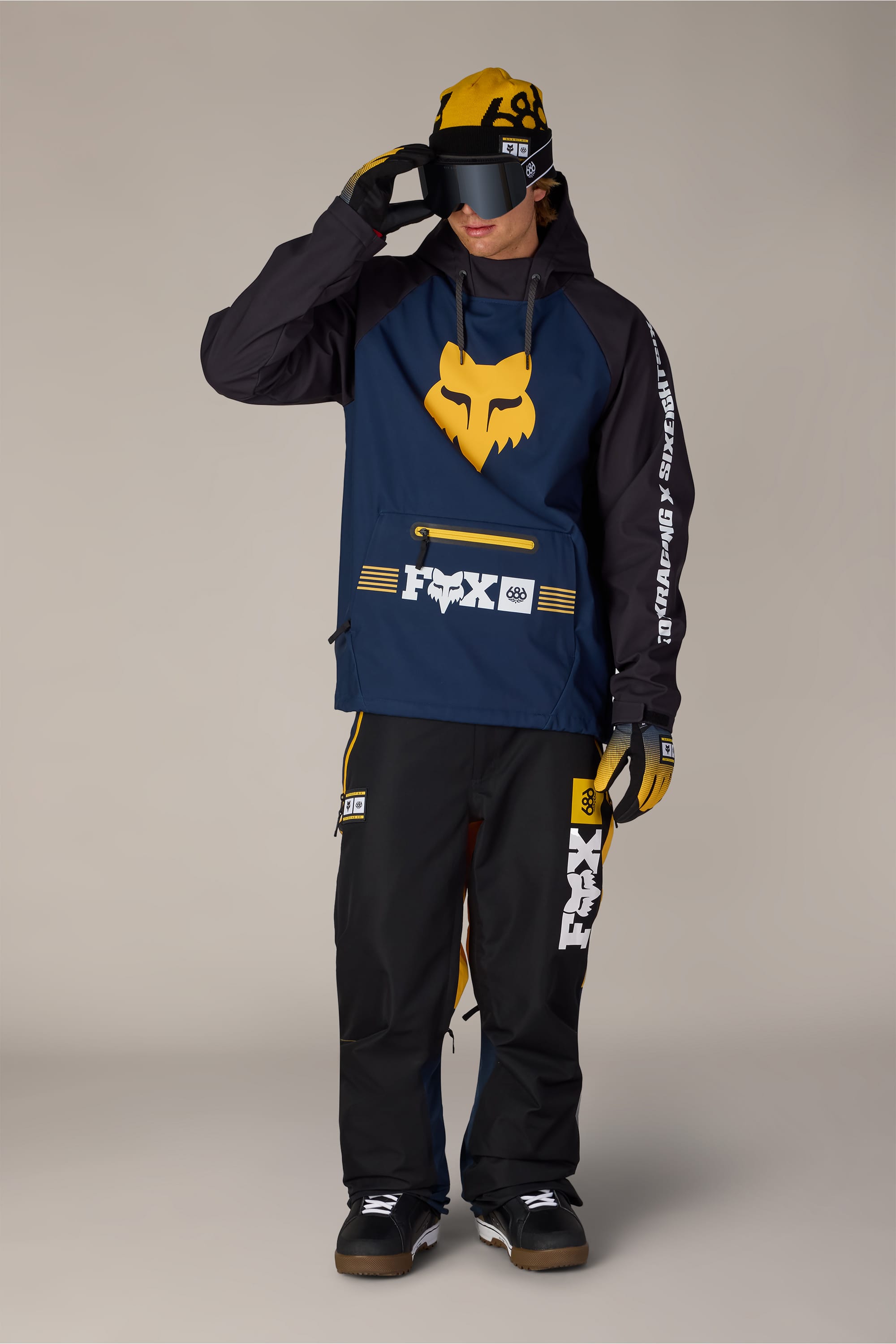 686 Men's Fox Racing Waterproof Hoody - 88 Gear