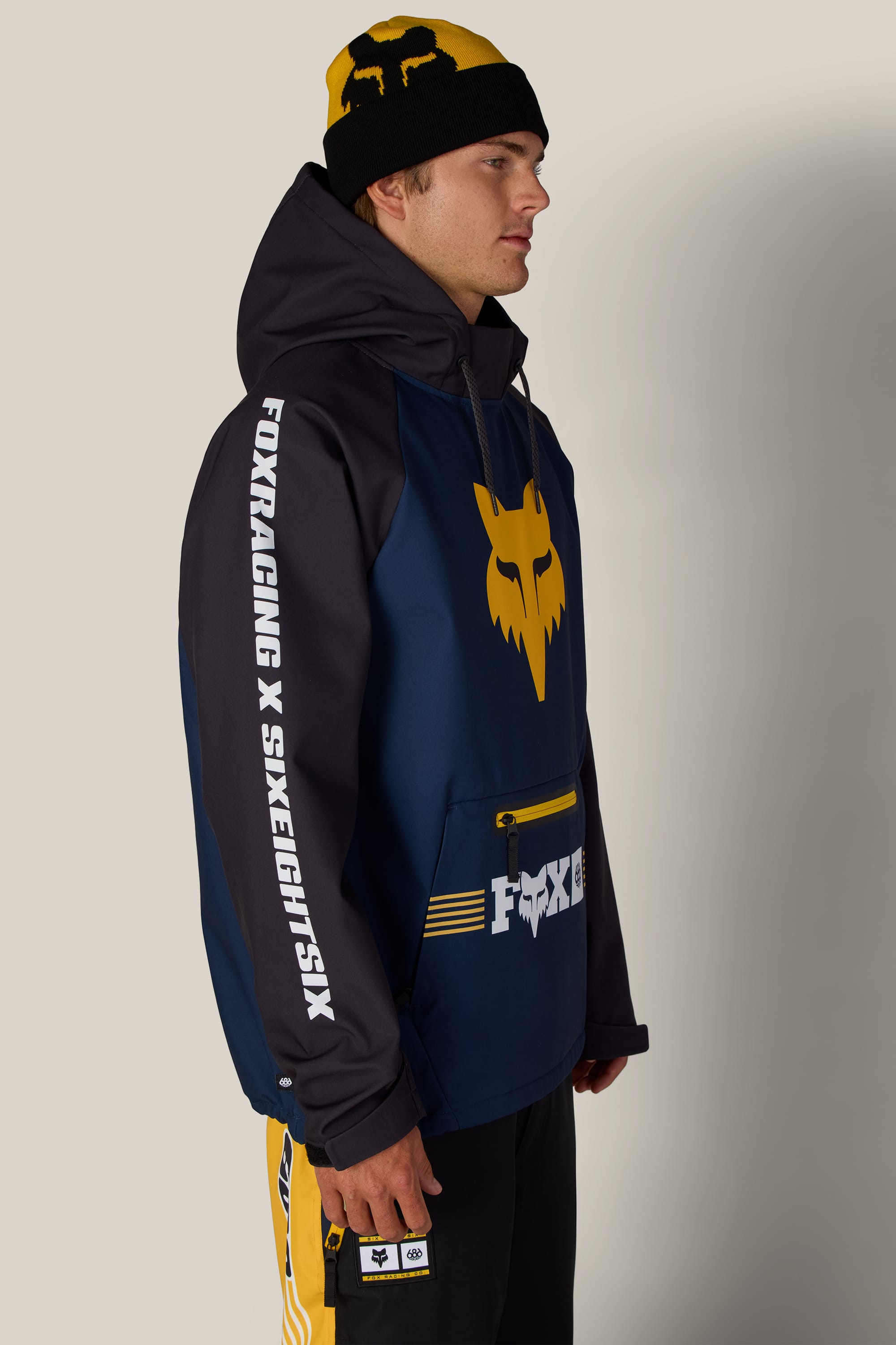 686 Men's Fox Racing Waterproof Hoody - 88 Gear