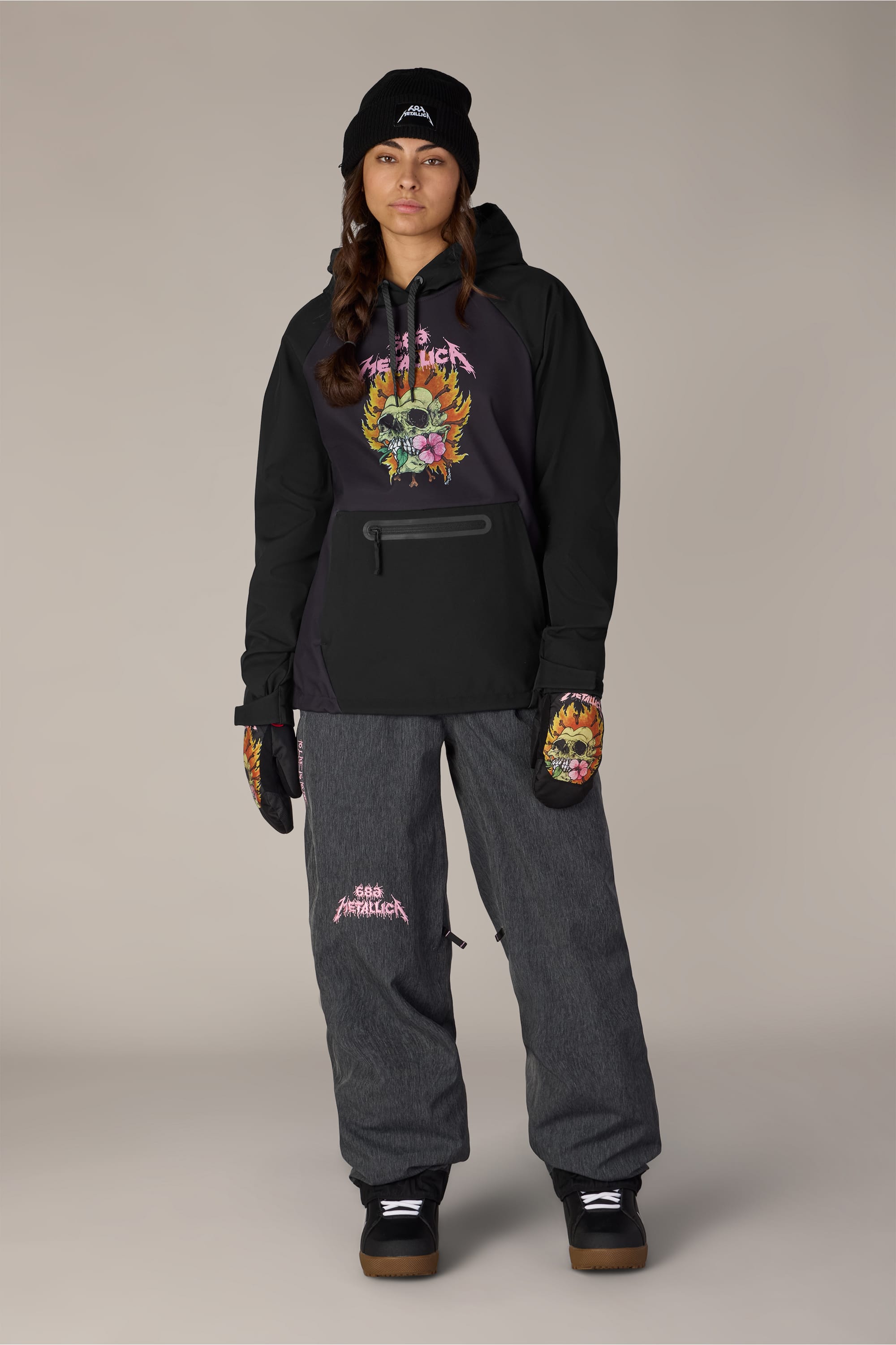 686 Women's Metallica Waterproof Hoody - 88 Gear