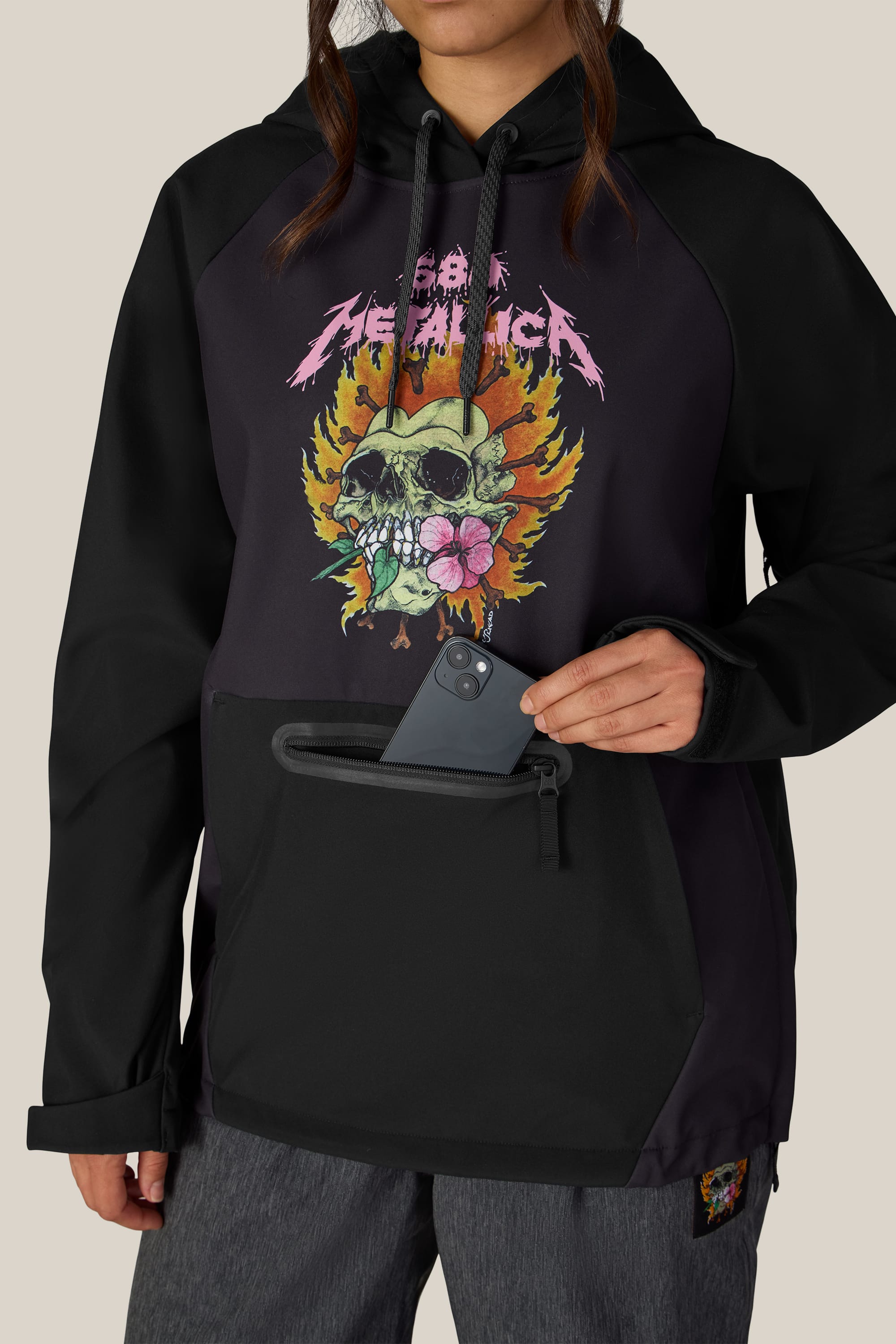 686 Women's Metallica Waterproof Hoody - 88 Gear