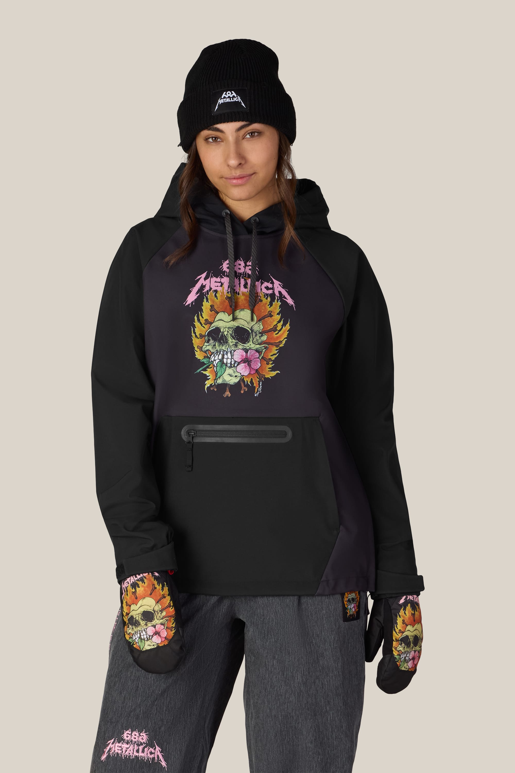 686 Women's Metallica Waterproof Hoody - 88 Gear