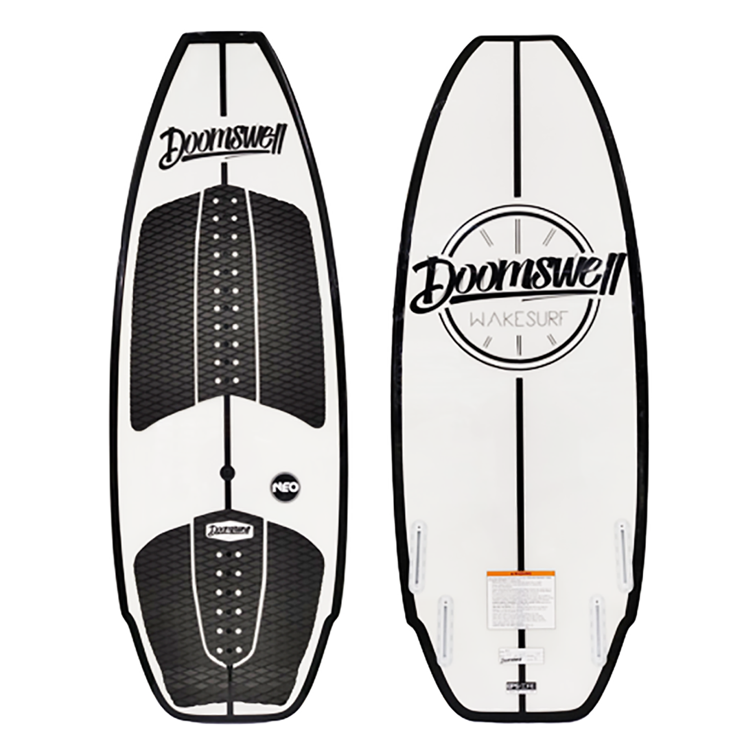Doomswell NEO White Wakesurf Board - 88 Gear