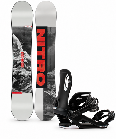 Nitro Prime Raw Snowboard & Talent Binding Package 2027 - 88 Gear