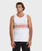 Quiklsilver Floater Stripe Tank - White - 88 Gear