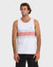 Quiklsilver Floater Stripe Tank - White - 88 Gear