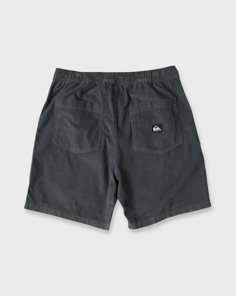 Quiksilver Taxer Cord 18" Elastic Waist Shorts