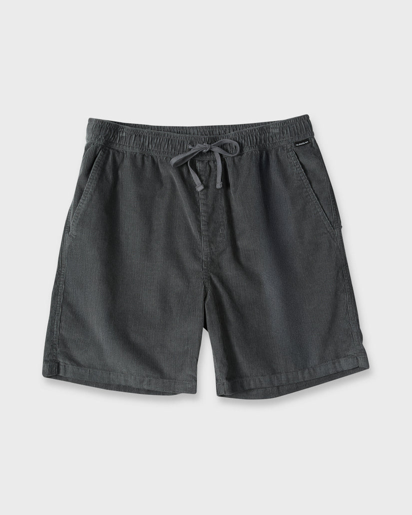 Quiksilver Taxer Cord 18" Elastic Waist Shorts