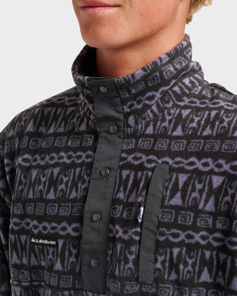 Quiksilver No Destination Technical Pullover Polar Fleece