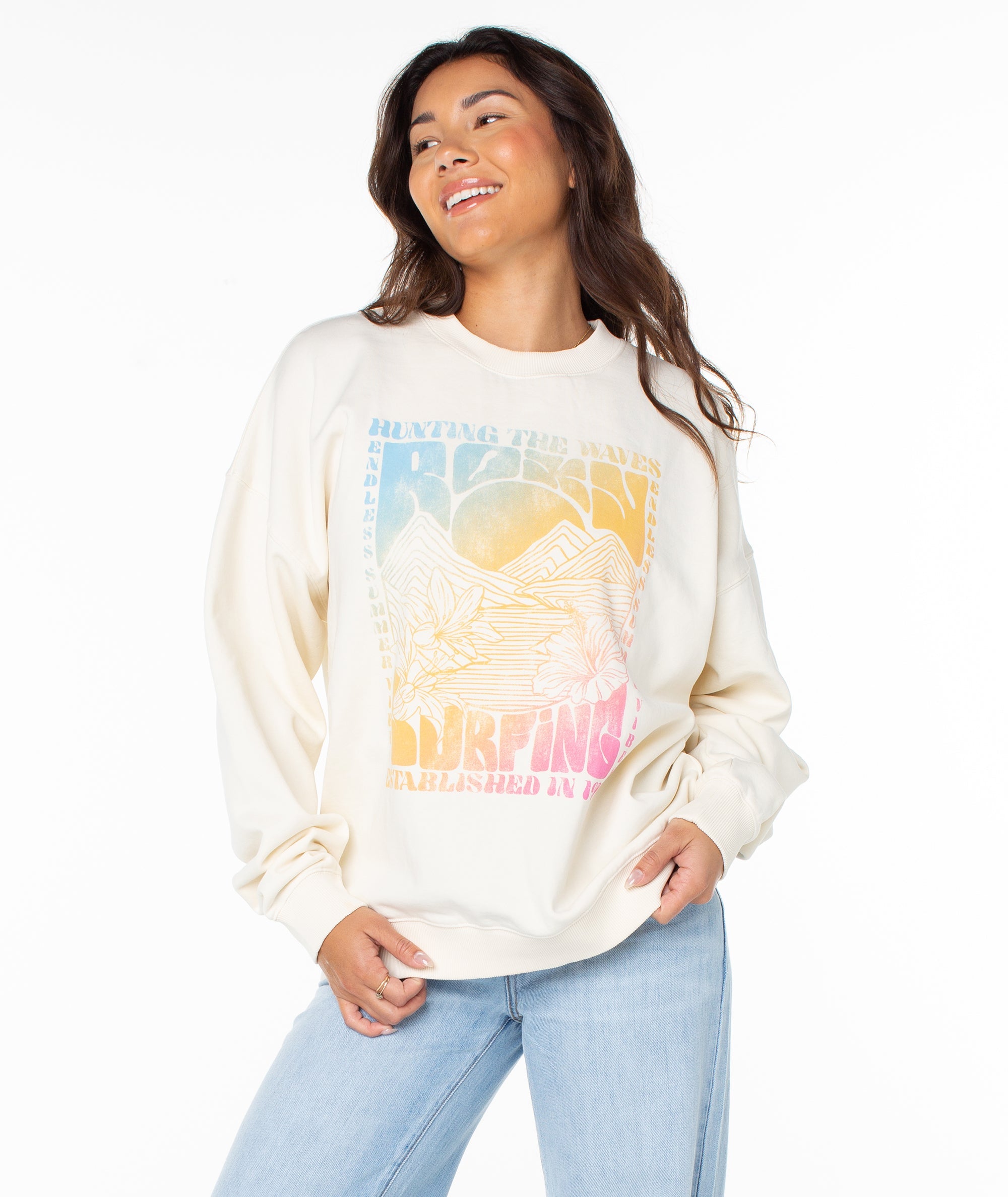 Roxy Lineup Oversized Women's Crew