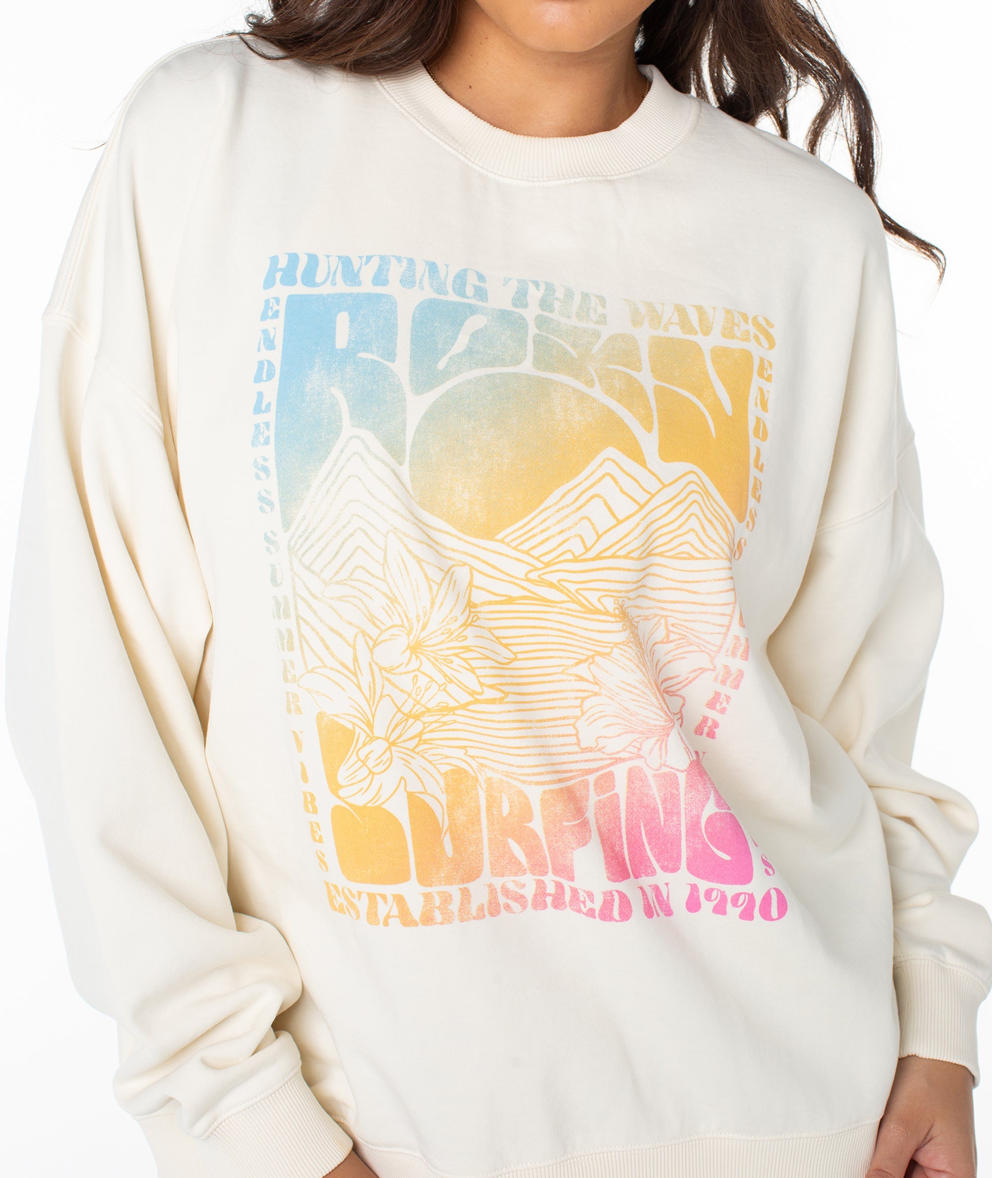 Roxy Lineup Oversized Women's Crew